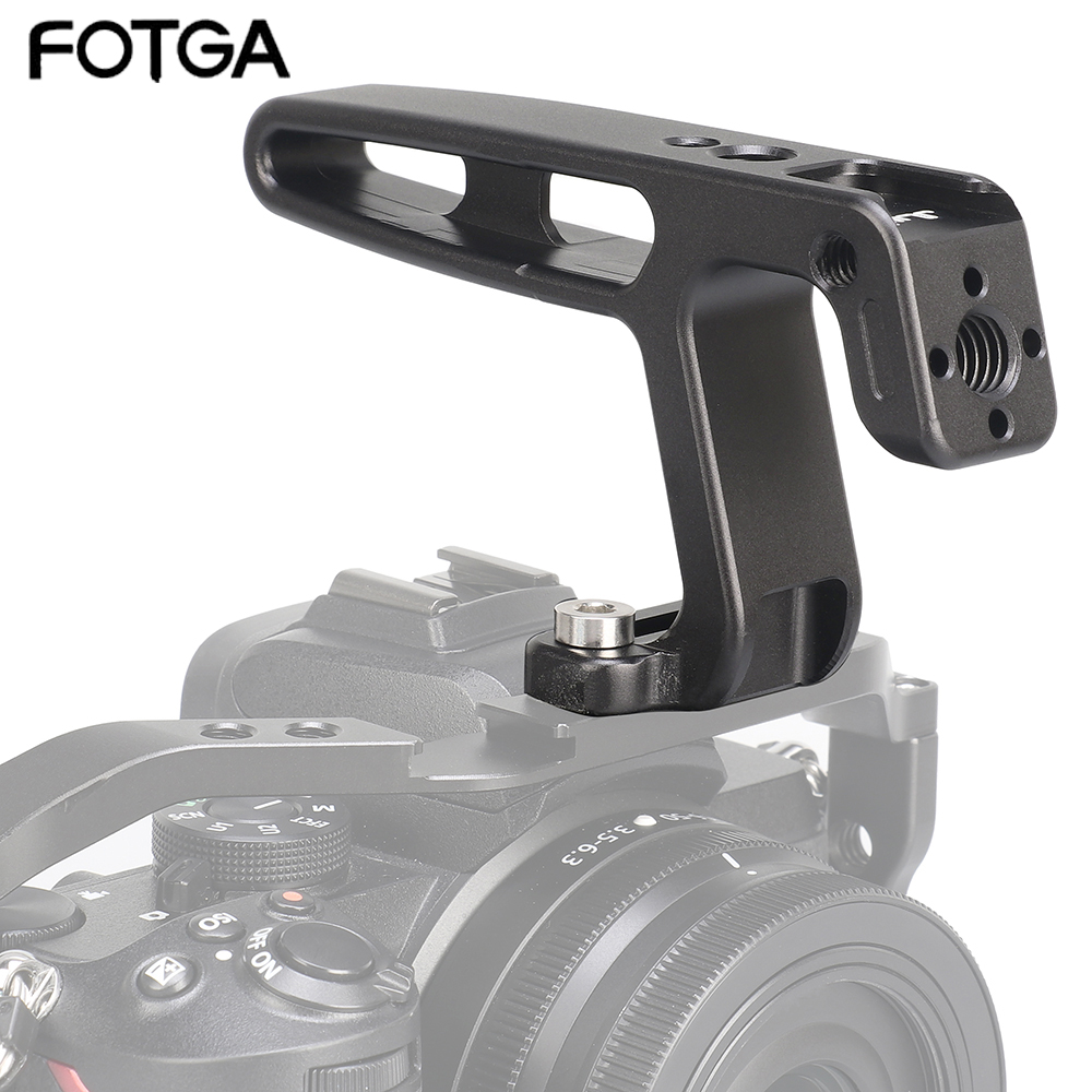 Camera Cold Shoe - FOTGA-Mini poignée supérieure pour appareils photo,