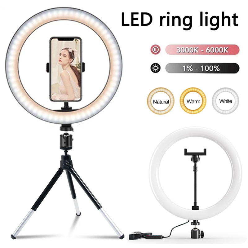 Photography Bulb - Anneau lumineux LED de 12 pouces