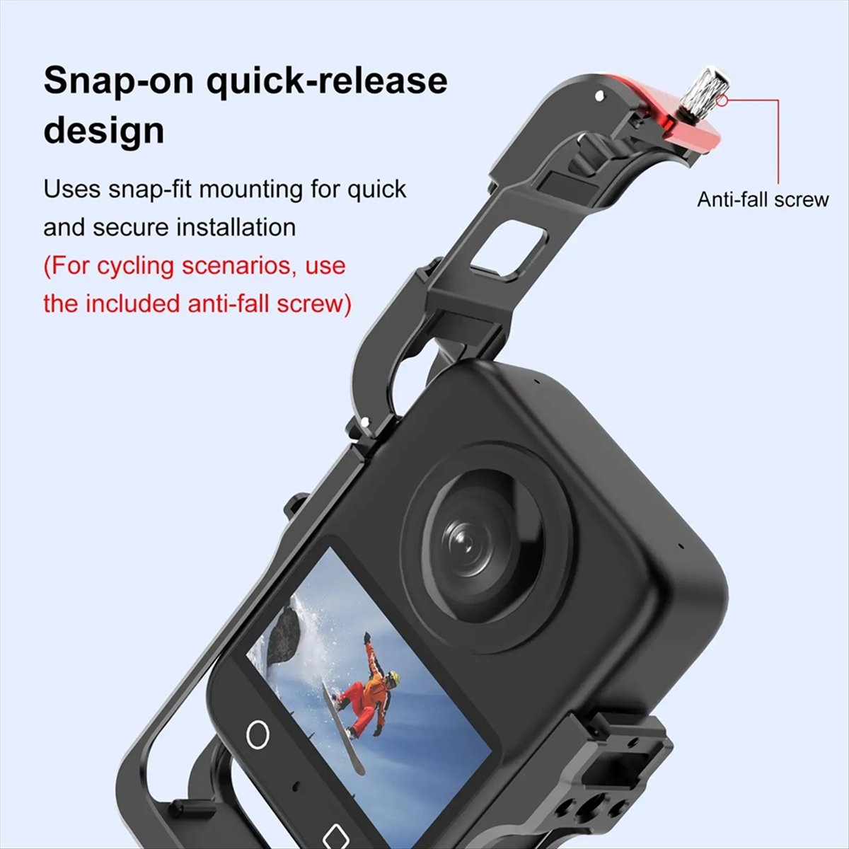 Camera Cold Shoe - M05K PULUZ Cage magnétique pour caméra
