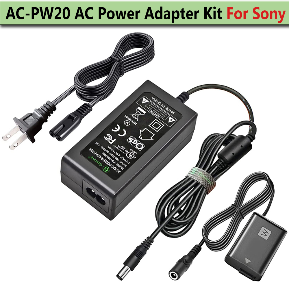 Sony Camera Zv-E10 - AC-PW20 ZV-E10 NP-FW50 DUNIBatterie Adaptateur Secteur
