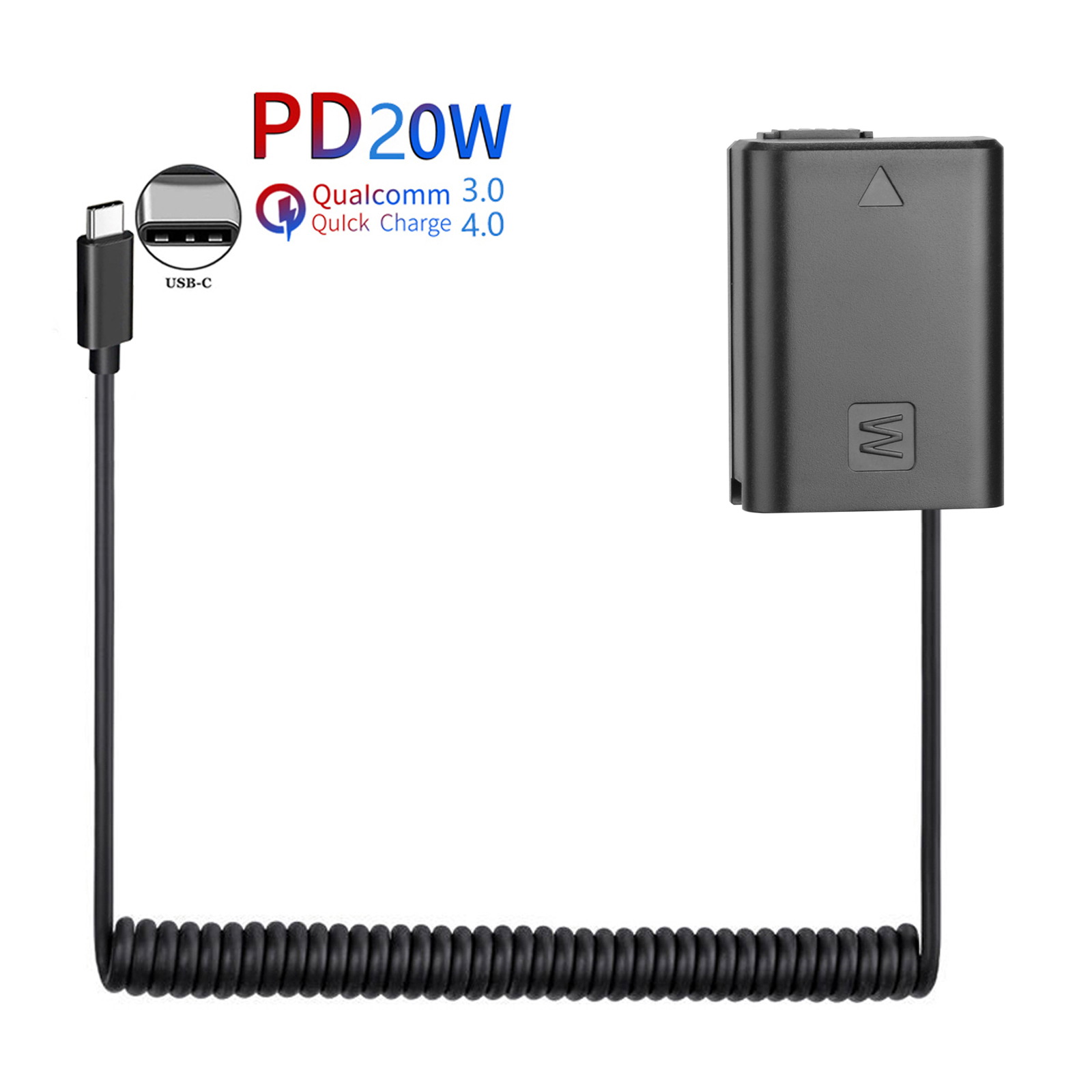 Sony Camera Zv-E10 - Adaptateur d'alimentation de batterie factice PD