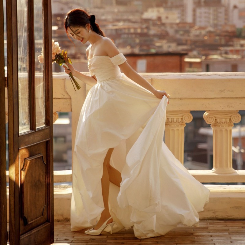 Robe de mariée simple à une ép - Photography Basic avis et prix