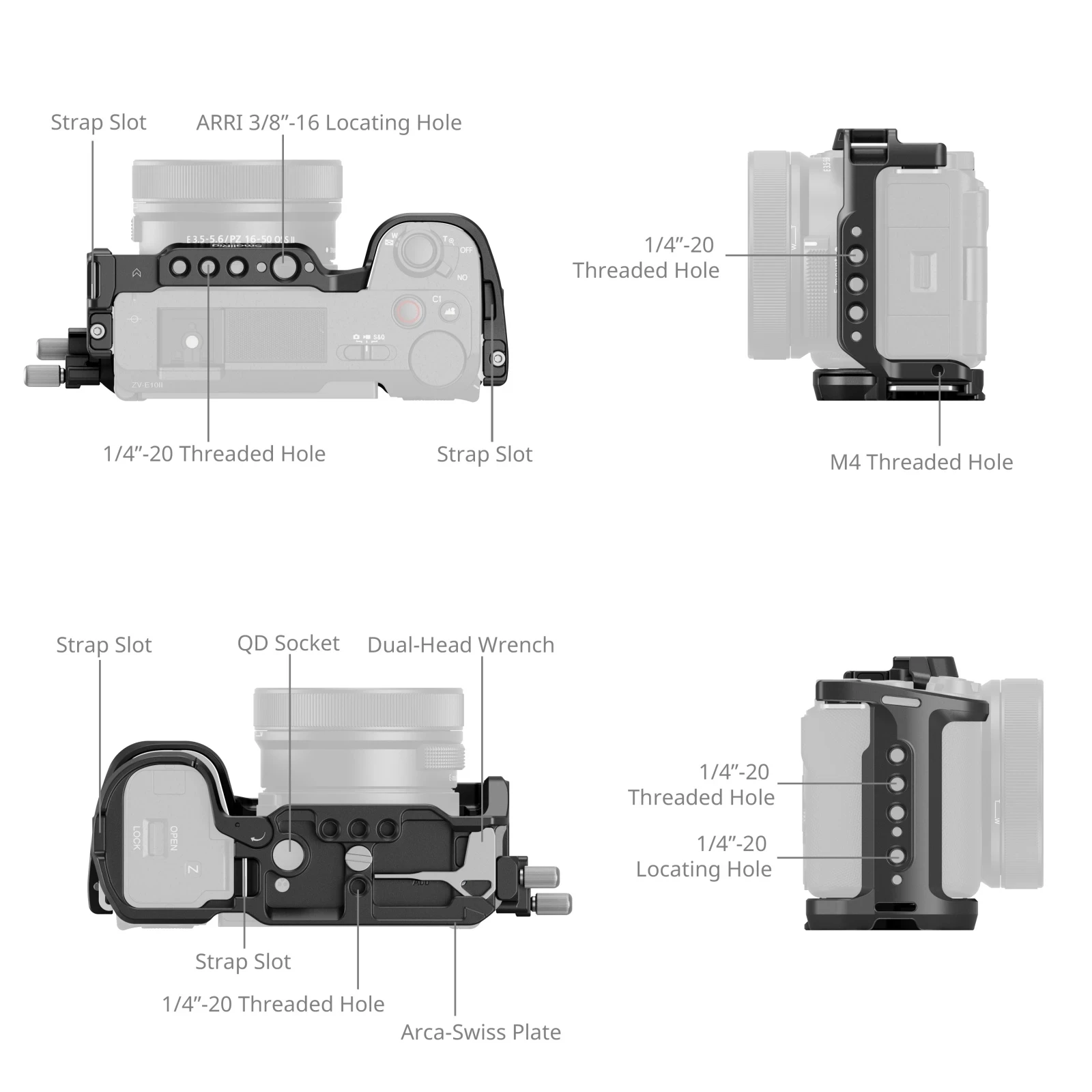 Smallrig HawkLock Kit de Cage  - Sony Camera Zv-E10 avis et prix