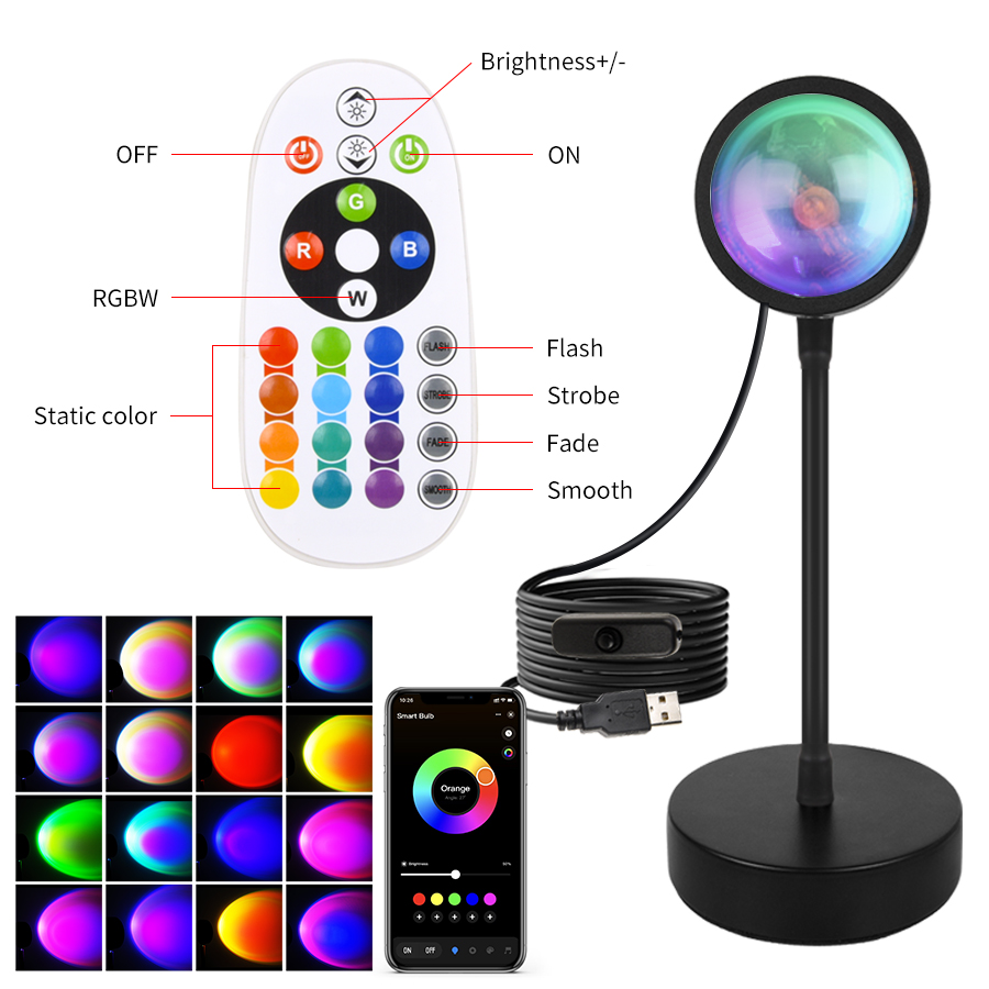 Lampe de coucher de soleil int - Photography Bulb avis et prix