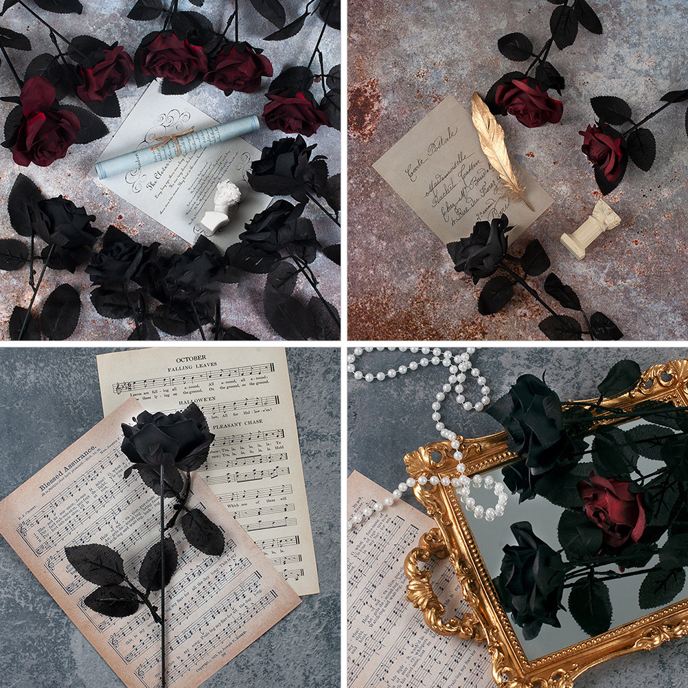 2 pièces de roses artificielle - Photography Dark Cloth avis et prix