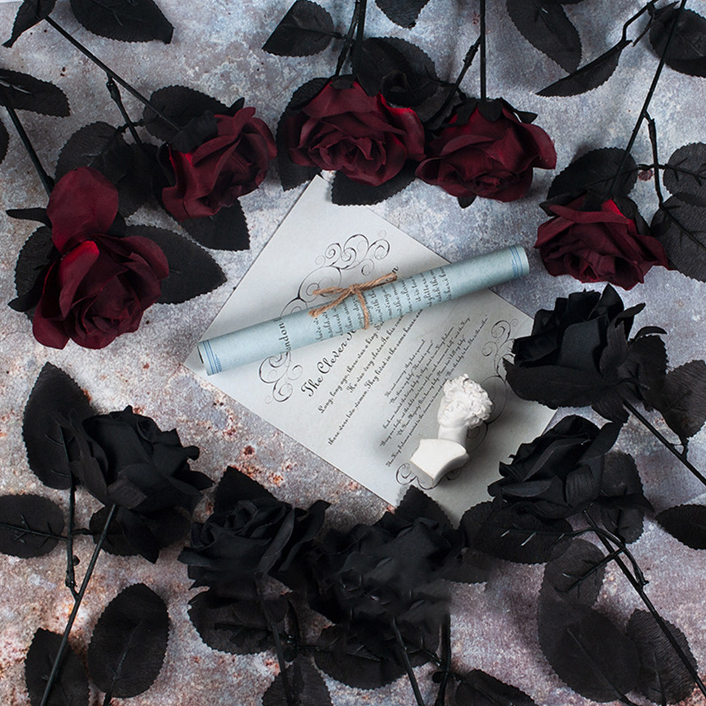 2 pièces de roses artificielle - Photography Dark Cloth avis et prix