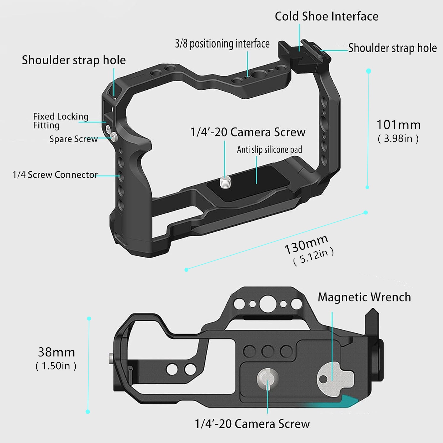 Cage pour appareil photo R50 p - Camera Cold Shoe avis et prix